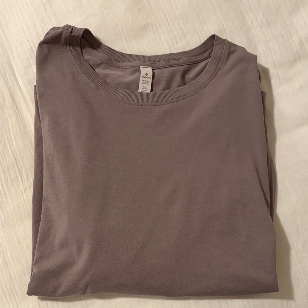 Lululemon; Woman’s Crew Neck long sleeve top  - Dusty Mauve